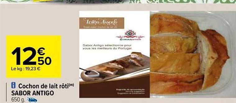 cochon de lait rôti sabor antigo