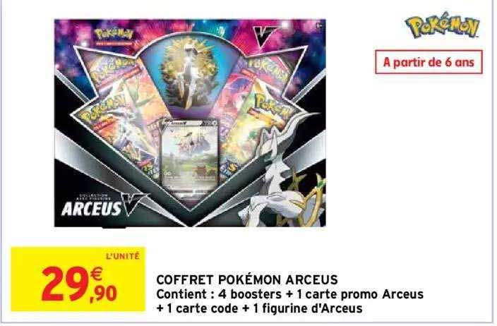 coffret pokémon arceus