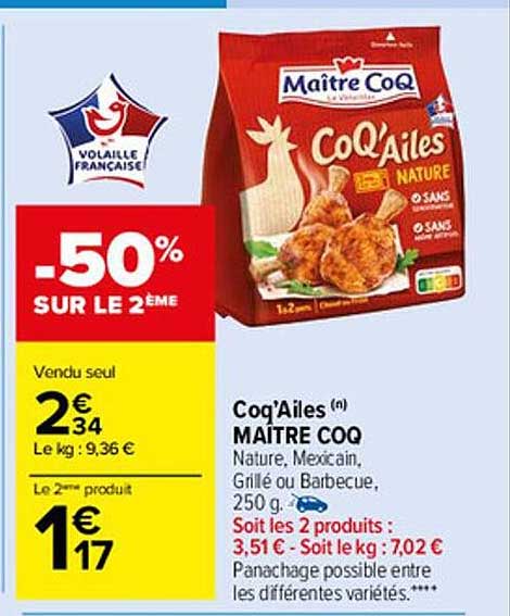Coq'ailes Maître Coq