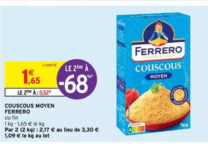 Couscous Moyen Ferrero