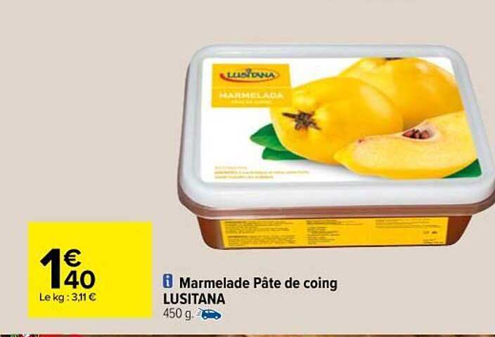 marmelade pâte de coing lusitana
