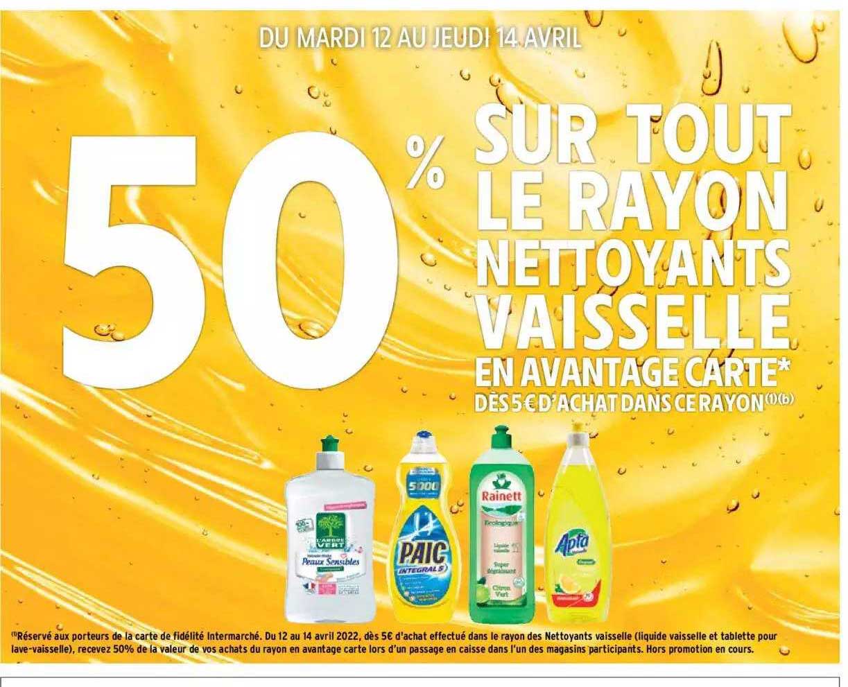 nettoyants vaisselle