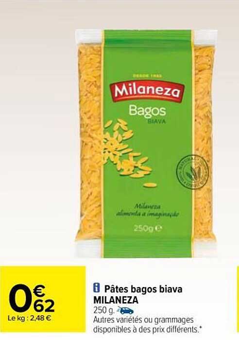 Pâtes Bagos Biava Milaneza