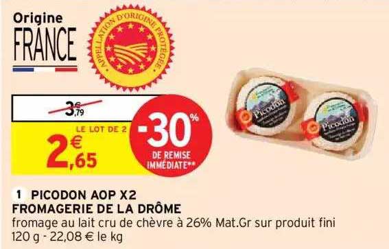 picodon aop x2 fromagerie de la drôme