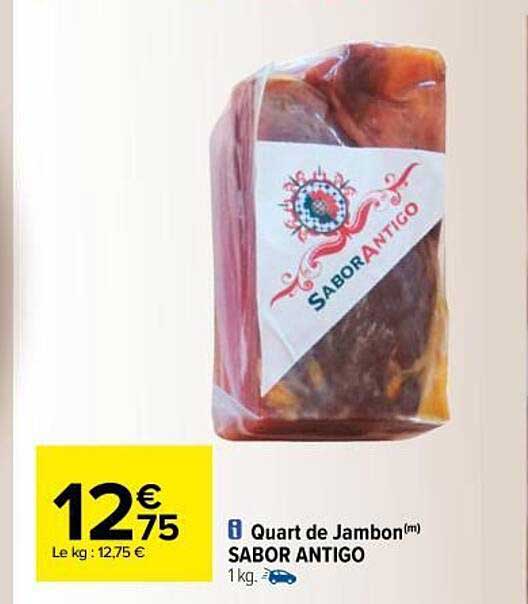 quart de jambon sabor antigo