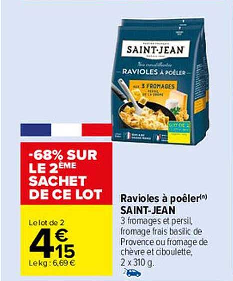 ravioles à poêler saint-jean