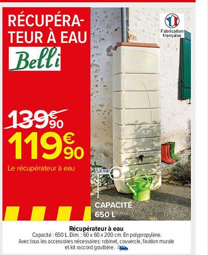 Récupérateur à Eau Belli