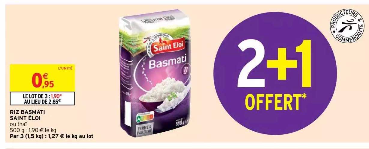 riz basmati saint éloi