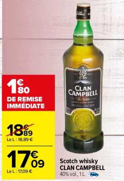 scotch whisky clan campbell