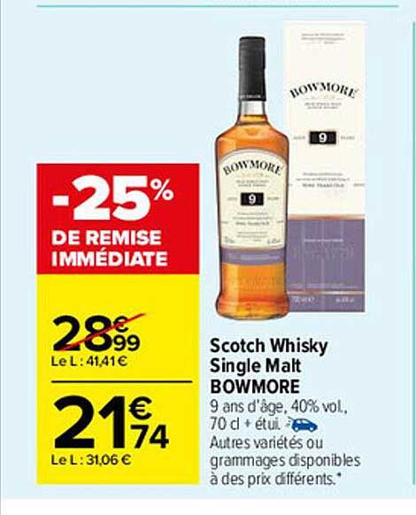 scotch whisky single malt bowmore