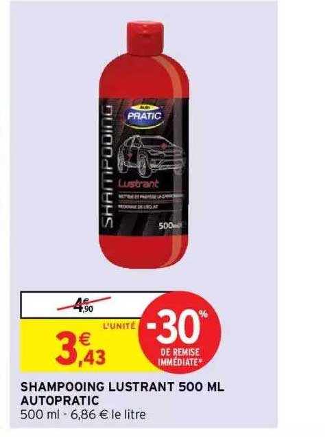 Shampooing Lustrant 500 Ml Autopratic