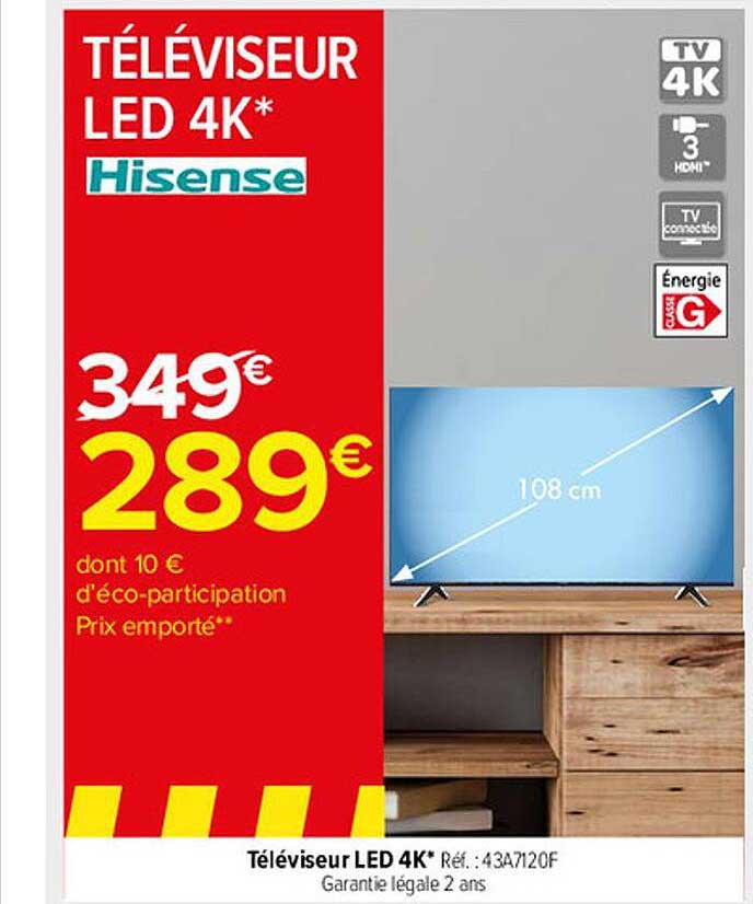 Téléviseur Led 4k Hisense