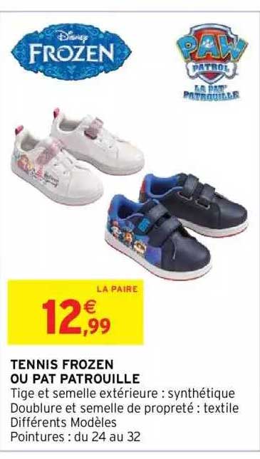 tennis frozen ou pat patrouille