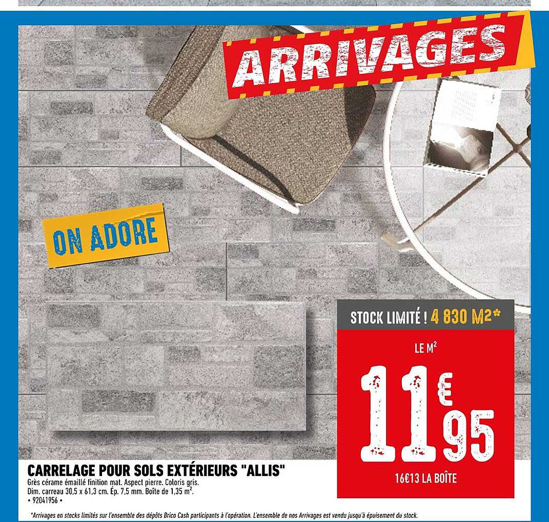 carrelage pour sols extérieurs "allis"