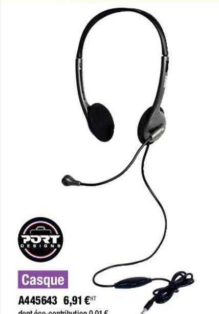 casque A445643 port designs