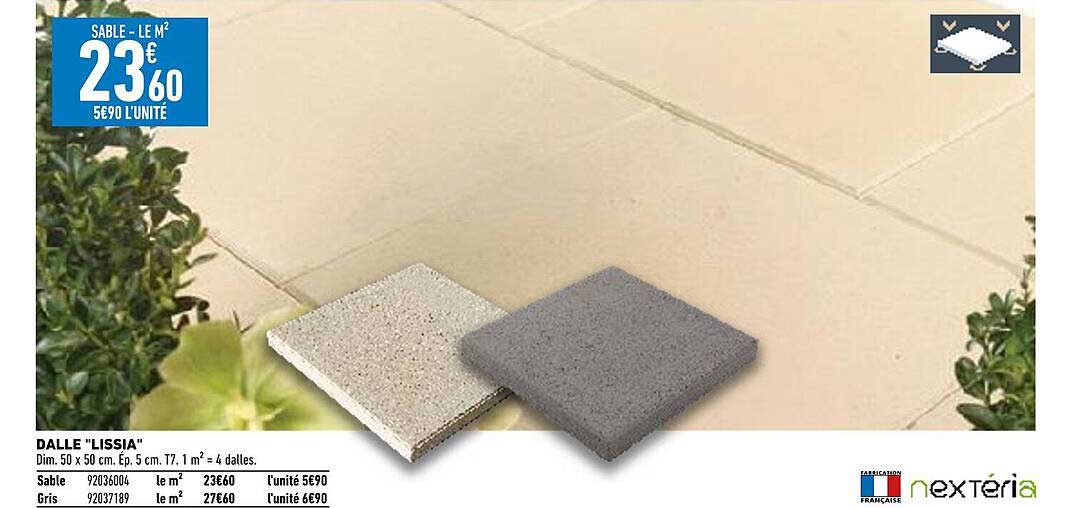 dalle "lissia" nextéria