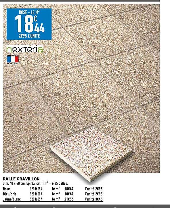 dalle gravillon nextéria