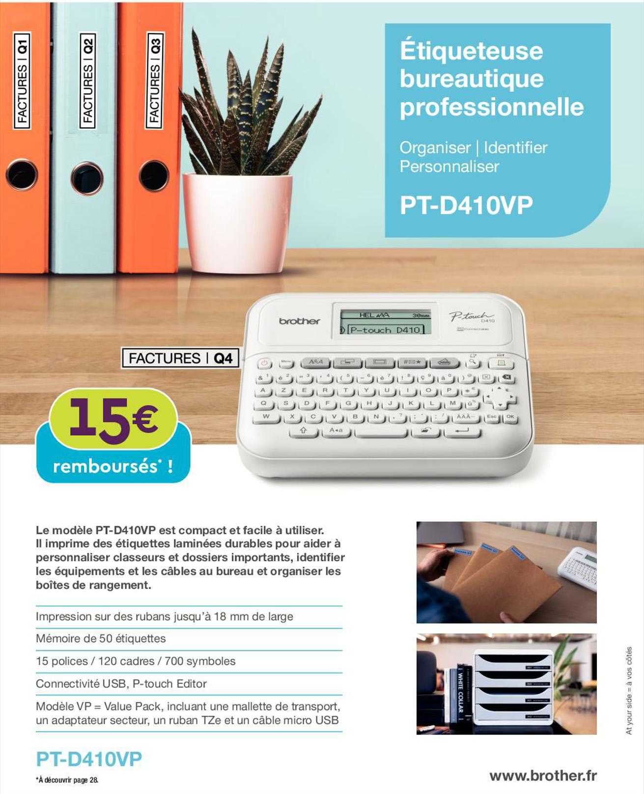 étiqueteuse bureautique professionnelle