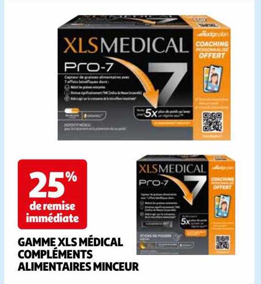 gamme xls médical compléments alimentaires minceur