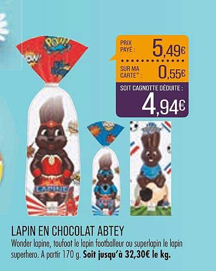 lapin en chocolat abtey