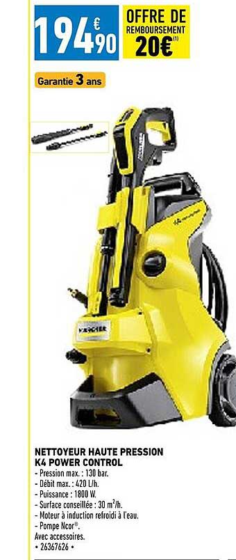 nettoyeur haute pression k4 power control kärcher