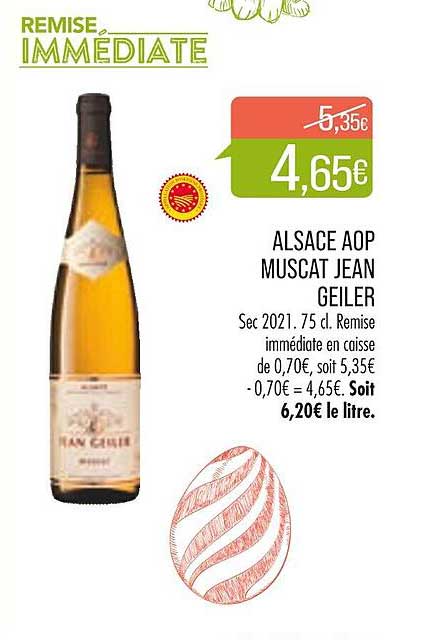 alsace aop muscat jean geiler