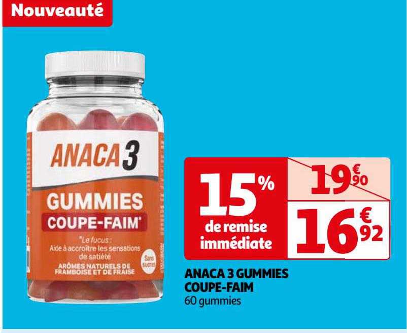 anaca 3 gummies coupe-faim
