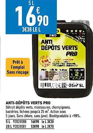 Anti-dépôts Verts Pro