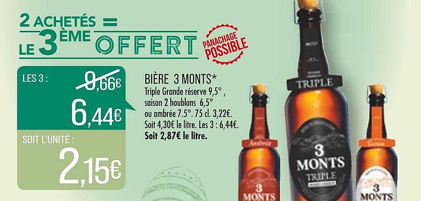 bière 3 monts