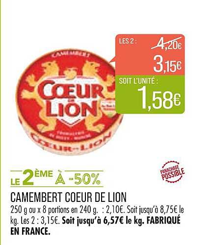Camembert Cœur De Lion