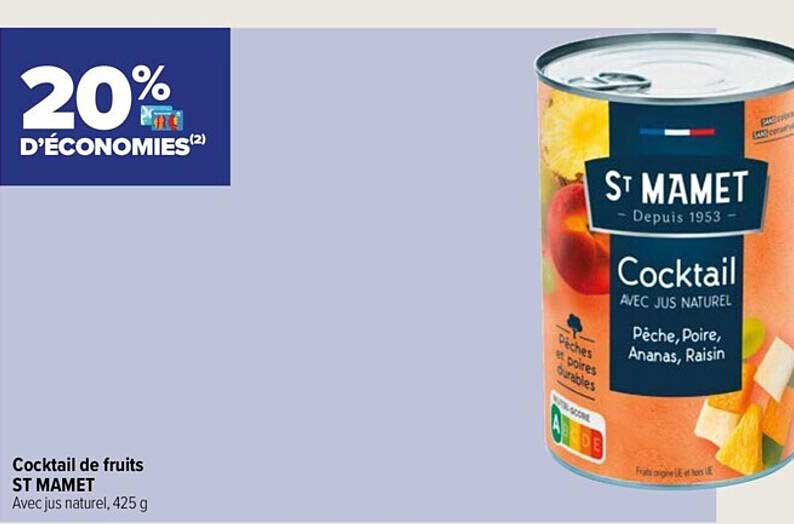 Cocktail De Fruits St Mamet