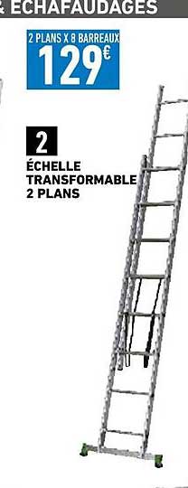 échelle transformable 2 plans