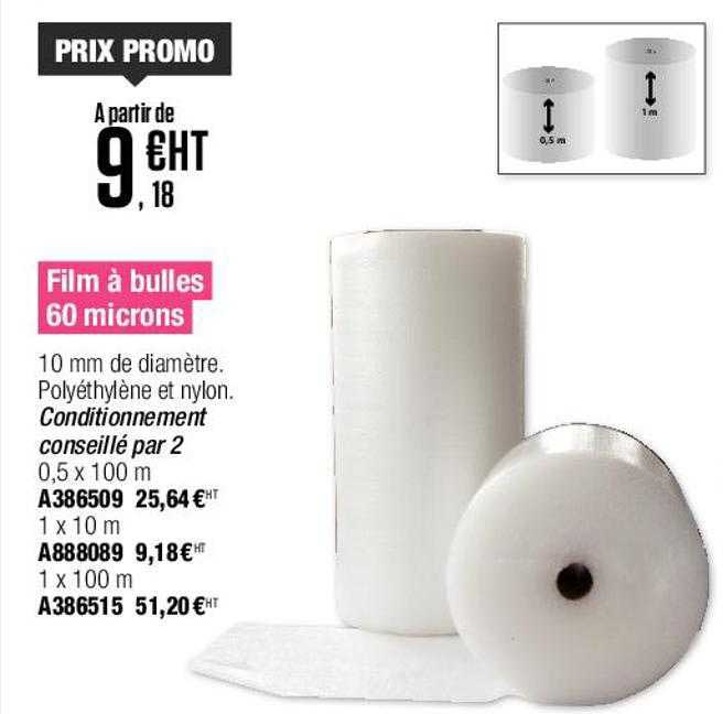 Film à Bulles 60 Microns