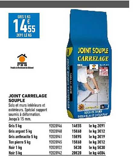 Joint Carrelage Souple