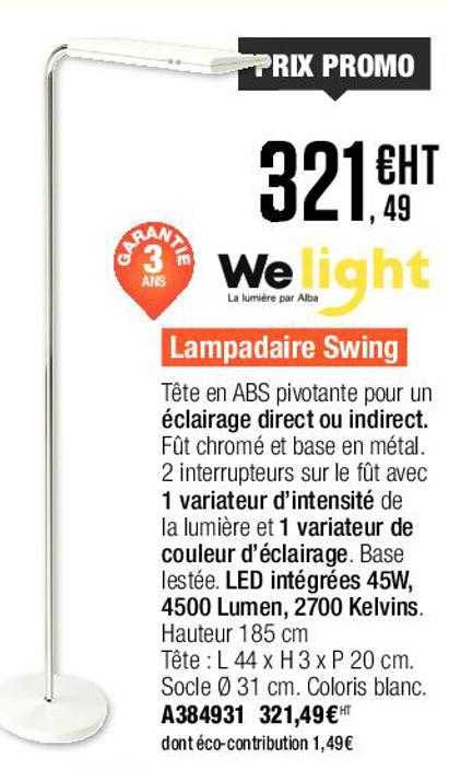 Lampadaire Swing Welight