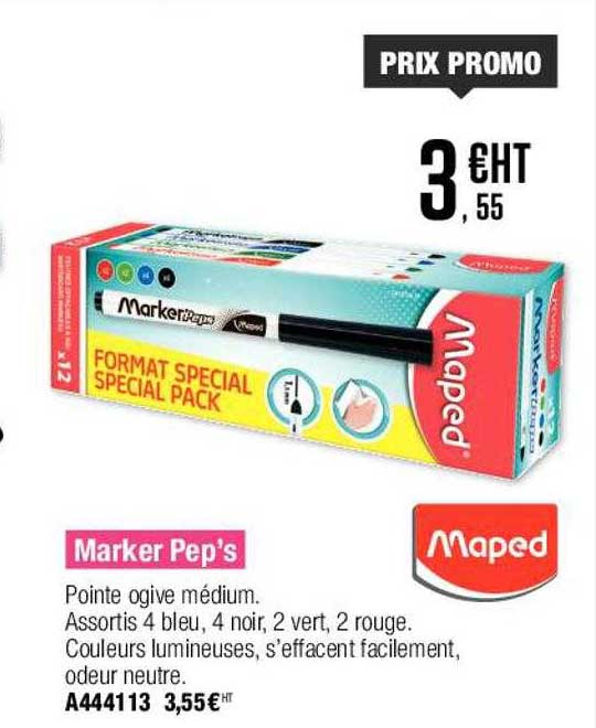 marker pep's maped