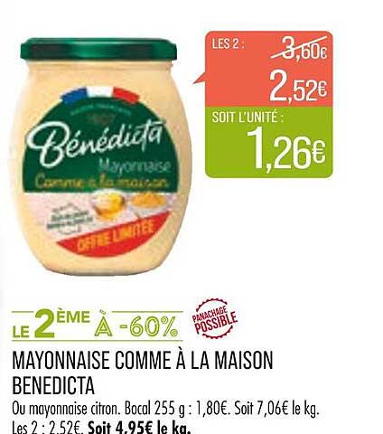 mayonnaise comme à la maison benedicta
