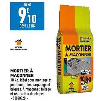 mortier à maçonner