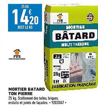 Mortier Batard Ton Pierre