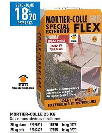 Mortier-colle 25 Kg