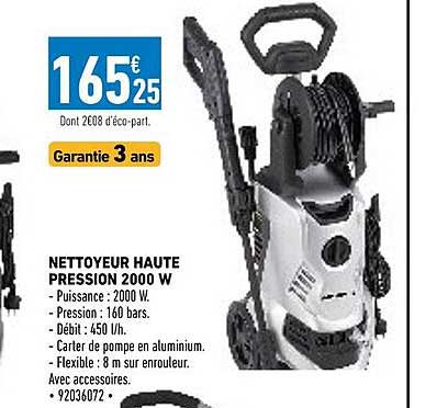 nettoyeur haute pression 2000w
