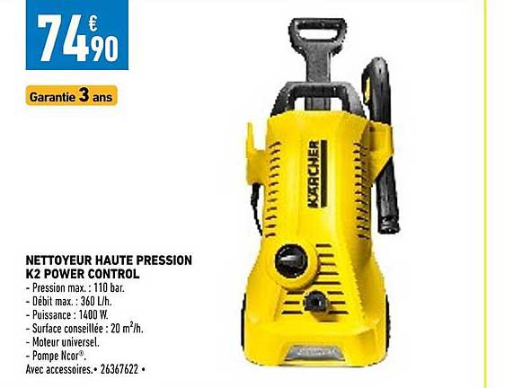 nettoyeur haute pression k2 power control kärcher