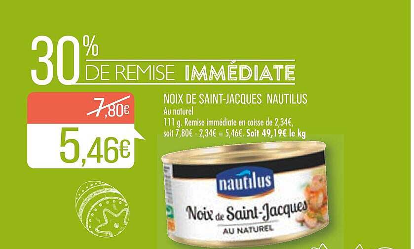 noix de saint-jacques nautilus