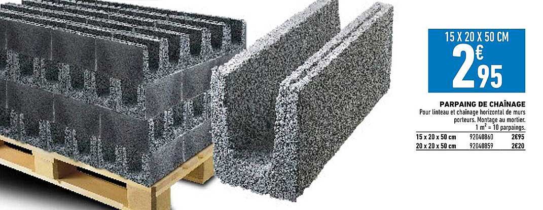 parpaing de chaînage