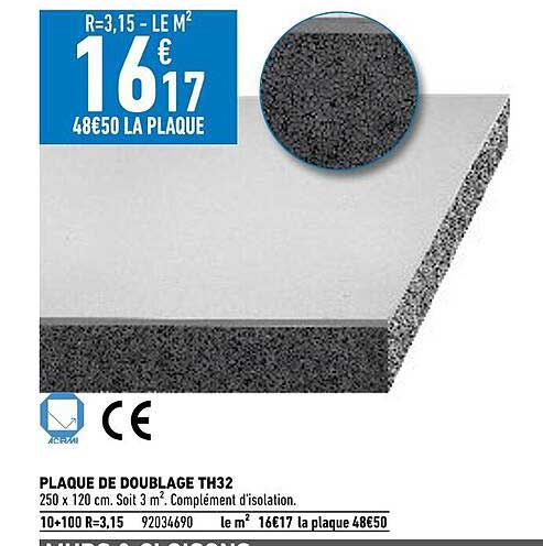 plaque de doublage th32