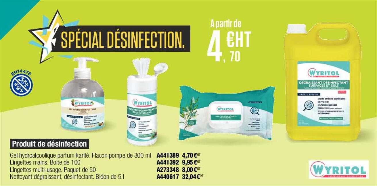 produit de désinfection wyritol