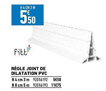 Règle Joint De Dilatation Pvc
