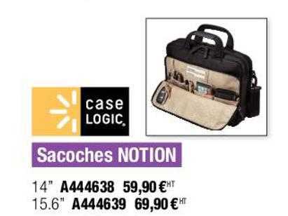 sacoches notion case logic