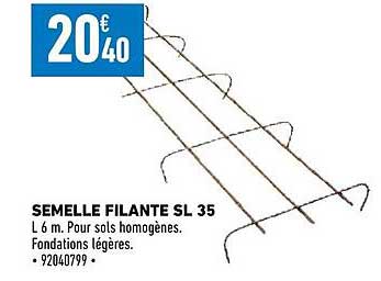 semelle filante sl 35