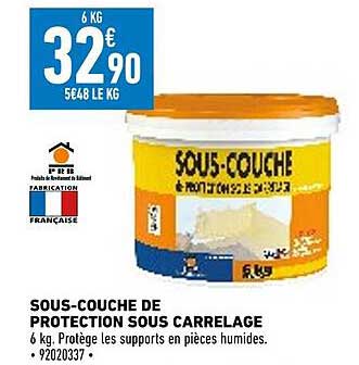 sous-couche de protection sous carrelage